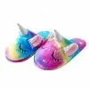 Lola + The Boys Girls Rainbow Pastel Unicorn Dreamer Slippers