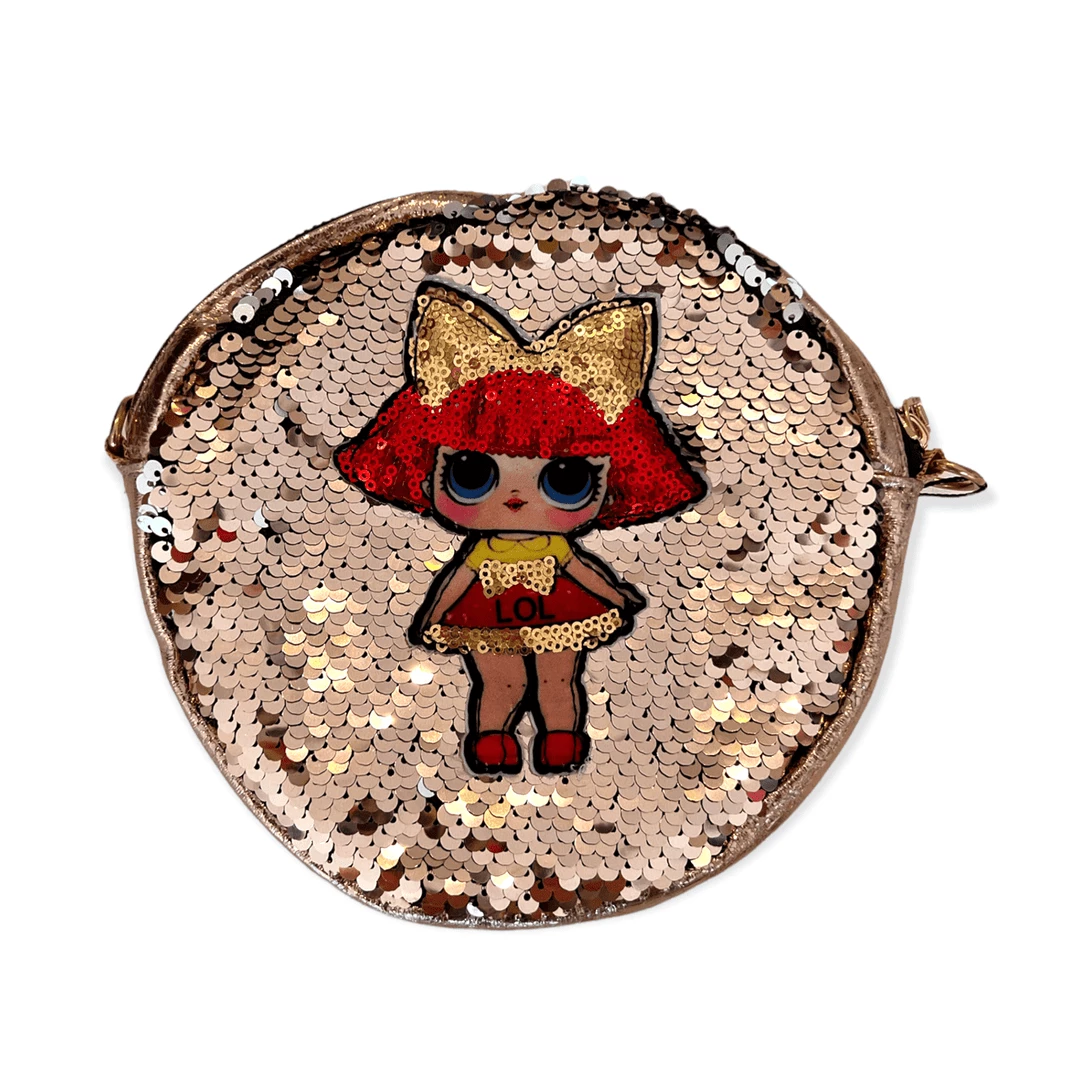 Lola + The Boys New Arrivals Red Head Sequin Doll Cross Body