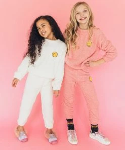Lola + The Boys Girls Bright Smile Patch Fuzzy Set