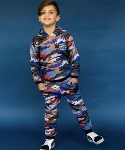 Lola + The Boys Camo "Fitting In" Hoodie + Joggers