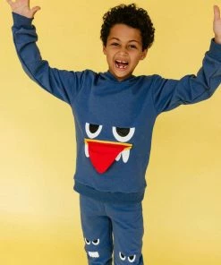 Lola + The Boys New Arrivals Friendly Monster Jogger Set