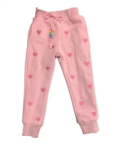 Lola + The Boys Full Hearts Jogger Set Girls