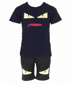 Lola + The Boys Monster Under The Bed Short Set