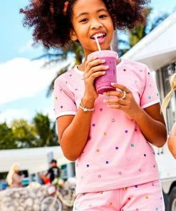 Lola + The Boys Pink Gem Short Set New Arrivals