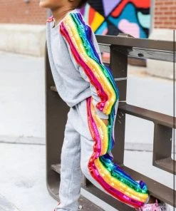 Lola + The Boys Sequin Rainbow Trackset