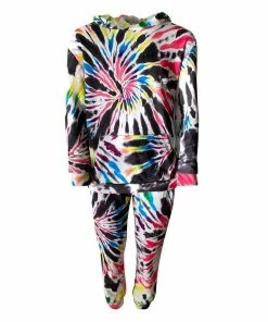 Lola + The Boys Starburst Neon Rainbow Tie Dye Set