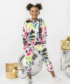 Lola + The Boys Starburst Neon Rainbow Tie Dye Set