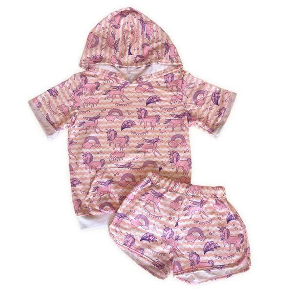 Lola + The Boys Unicorns And Rainbows Set Girls