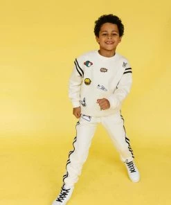 Lola & The Boys New Arrivals Varsity Patch Jogger Set