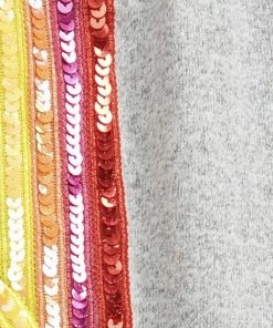 Lola + The Boys Women's Sequin Rainbow Tracksuit Set