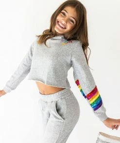 Lola + The Boys New Arrivals You Are Amazing Sequin Jogger Set