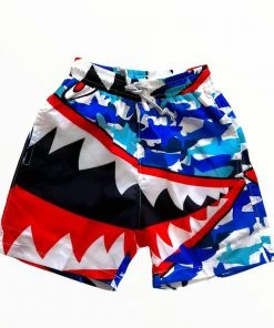 Lola + The Boys Shark Bite Swim Trunks