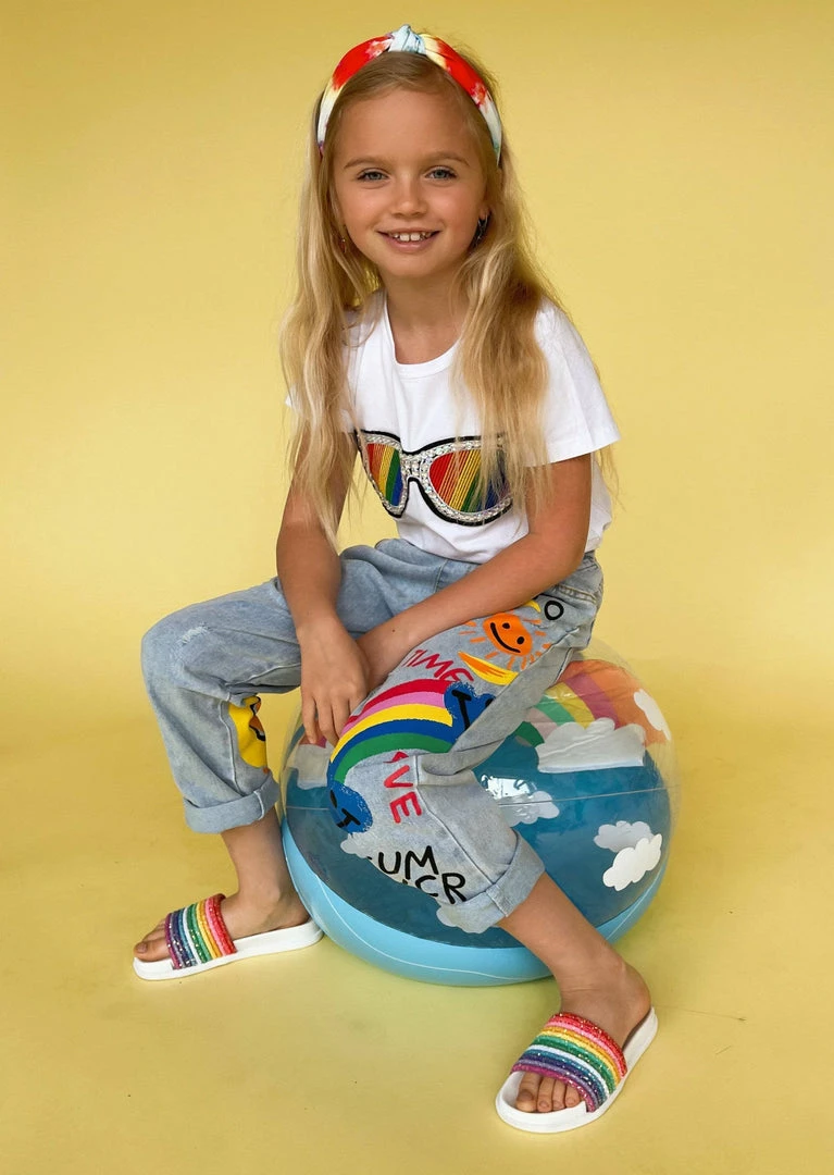 Lola + The Boys Rainbow Sunnies Tee