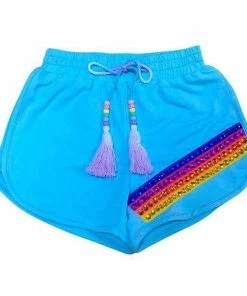 Lola + The Boys New Arrivals Jewel Candy Track Shorts
