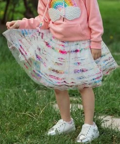 Lola + The Boys Rainbow Metallic Foil Tutu