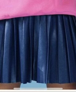 Lola + The Boys New Arrivals Pleated Vegan Leather Mini Skirt