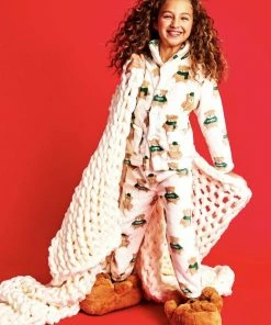 Lola & The Boys New Arrivals Teddy Plush Bear Lounge Set