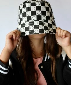 Lola + The Boys Smiley Bucket Hat New Arrivals