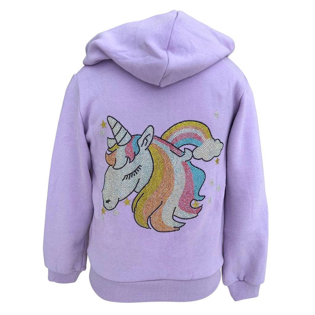 Lola + The Boys Sparkle And Unicorn Hoodie New Arrivals