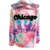 Lola + The Boys Chicago Tie Dye Hoodie Girls