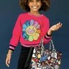 Lola + The Boys Flower Power Sweatshirt New Arrivals