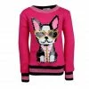 Lola & The Boys Golden Pup Sweatshirt Girls
