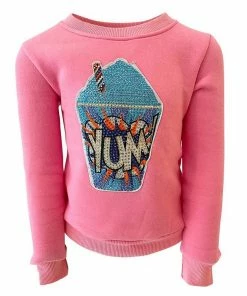 Lola + The Boys Peachy Yum Sweatshirt