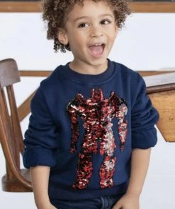 Lola & The Boys Transformer Flip Sweatshirt