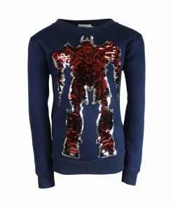Lola & The Boys Transformer Flip Sweatshirt
