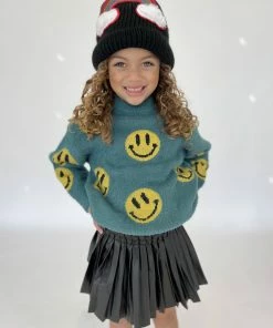 Lola + The Boys Unlimited Yellow Smiles Sweater New Arrivals