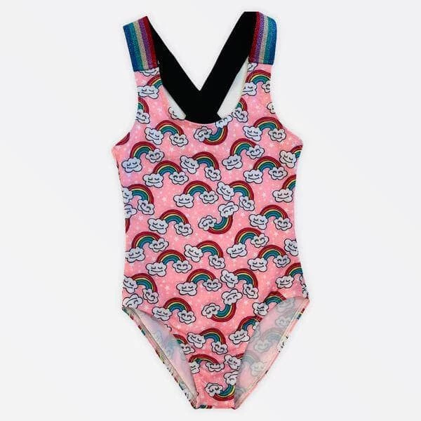 Lola + The Boys Double Rainbow Swimsuit New Arrivals