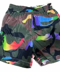 Lola + The Boys Cool Camo Swim Shorts
