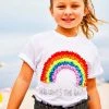 Lola + The Boys 3D Rainbow T-Shirt