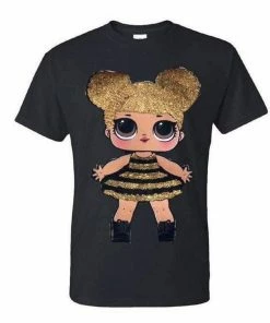 Lola & The Boys Girls Sequin Doll T-Shirt