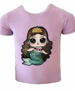 Lola & The Boys Girls Sequin Doll T-Shirt