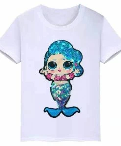 Lola + The Boys LED Doll Mermaid Eyes Tee