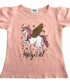 Lola + The Boys Magical Glitter Unicorn Tee