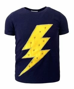 Lola + The Boys Navy Bolt Tee