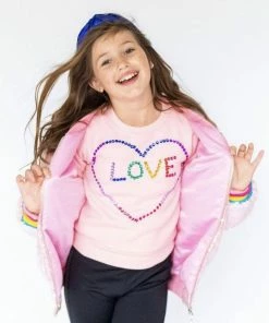Lola + The Boys Light Bright Love Sweatshirt