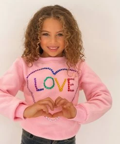 Lola + The Boys Light Bright Love Sweatshirt
