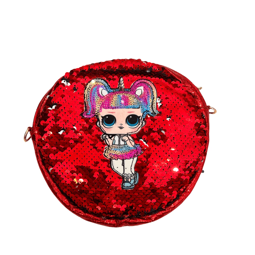 Lola + The Boys Unicorn Sequin Doll Crossbody
